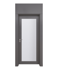 BY-4035V Porte intérieure laqué Vitrée